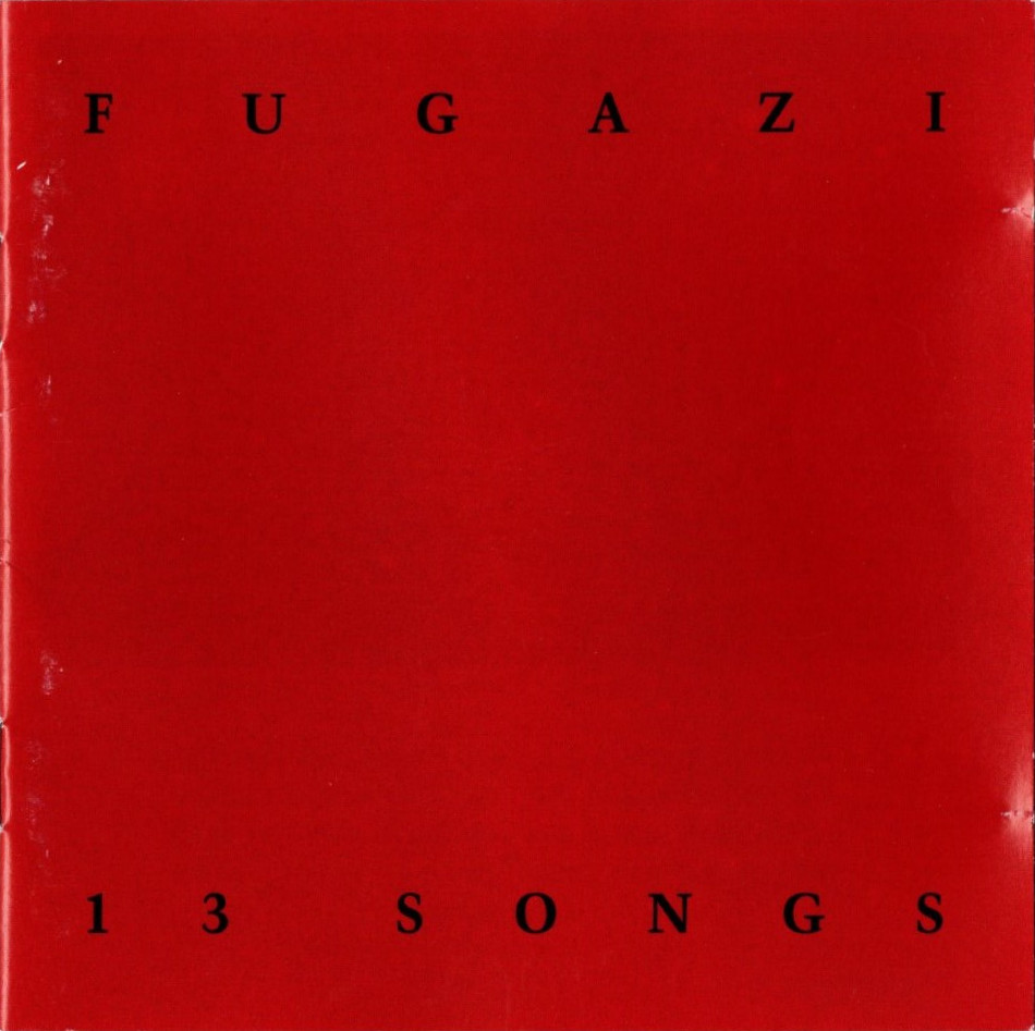 13 songs by fugazi booklet front page